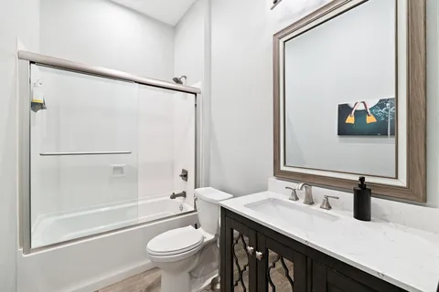 a view of a large building with a outdoor space