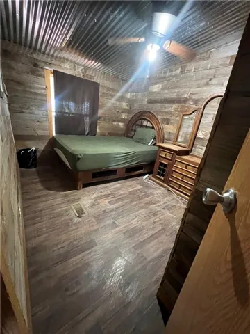 a car parked in a parking garage