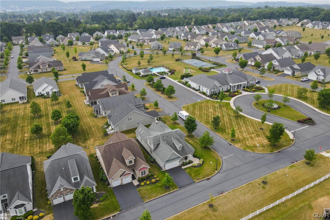 1035 Declaration Drive Bethlehem, PA 18017 - Photo 33 of 38 an aerial view of residential houses with outdoor space