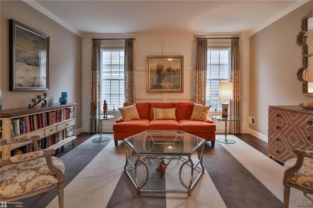1035 Declaration Drive Bethlehem, PA 18017 - Photo 7 of 38 a living room with furniture a bookshelf and a window