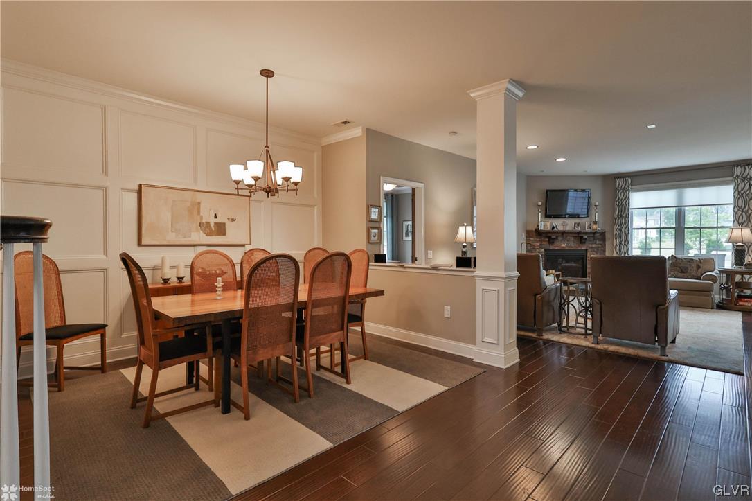 1035 Declaration Drive Bethlehem, PA 18017 - Photo 10 of 38 a view of a dining room with furniture and wooden floor
