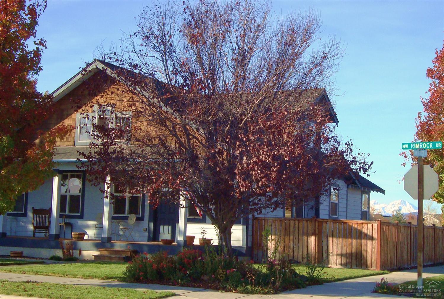 1149 Northwest Rimrock Drive Redmond, OR 97756 - Photo 4 of 25 Mature trees on lot and Cascade Mountain