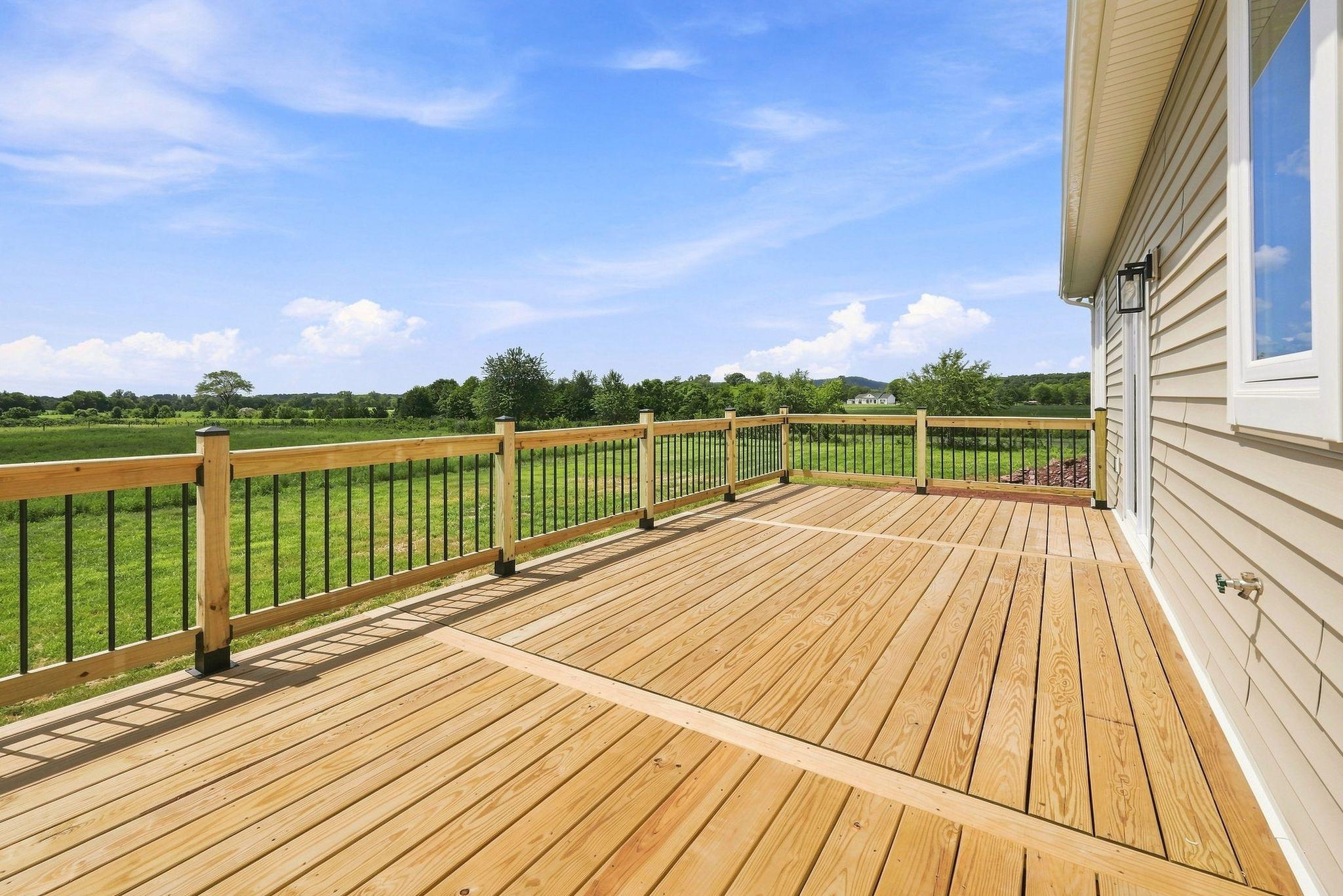 18284 Greens Corner Road Culpeper, VA 22701 - Photo 3 of 26 Beautiful Spacious deck with scenic views
