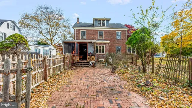 a view of a house with a porch