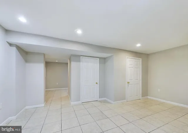 a view of an empty room