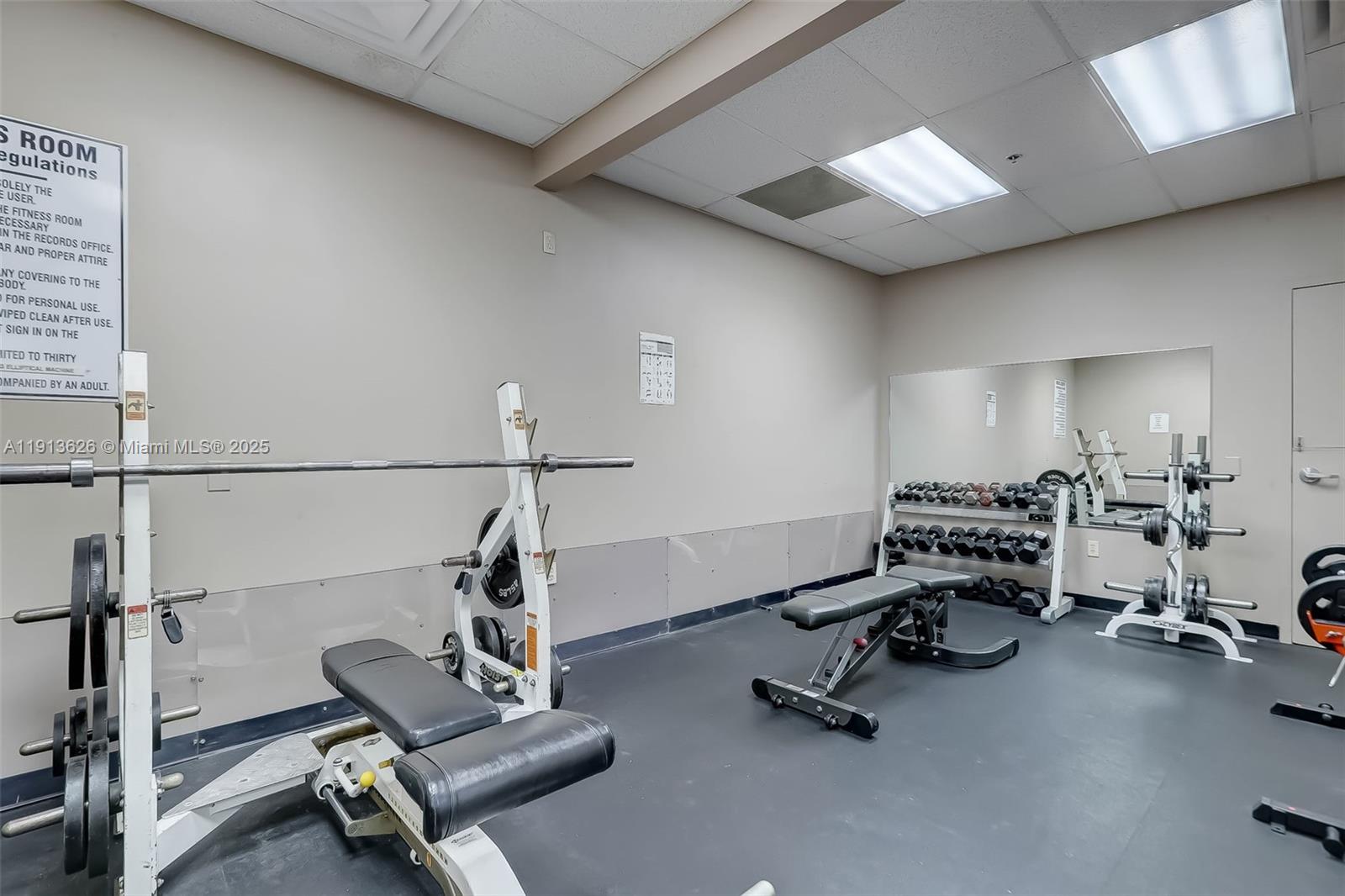 8900 Washington Street, Unit 410 Pembroke Pines, FL 33025 - Photo 55 of 79 a view of a room with gym equipment
