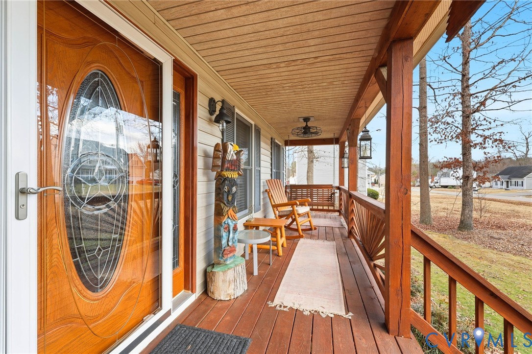 4022 Evelake Road Richmond, VA 23237 - Photo 12 of 35 a view of a balcony with furniture