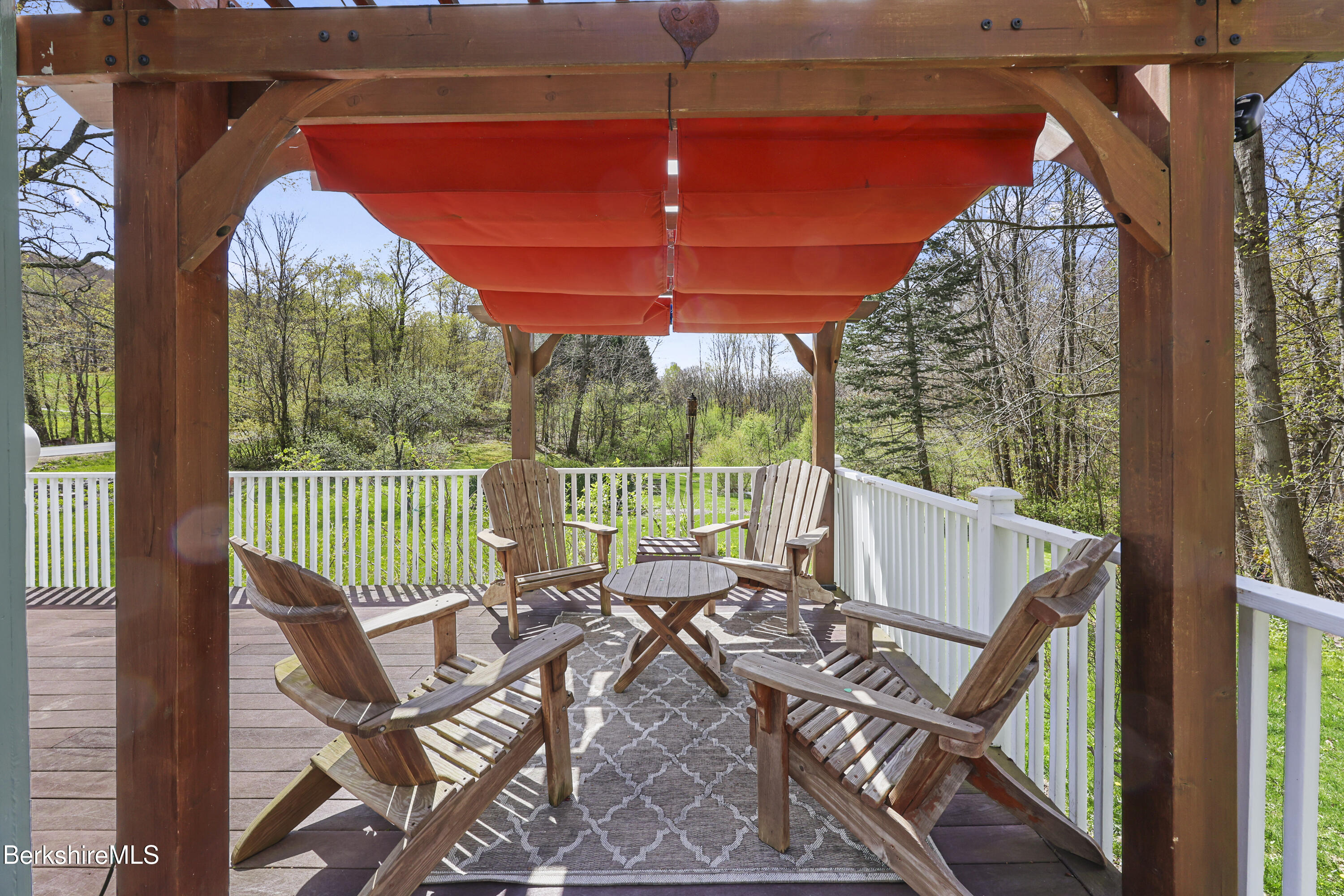 167 Bailey Road Lanesborough, MA 01237 - Photo 51 of 71 a view of balcony with wooden floor and outdoor seating
