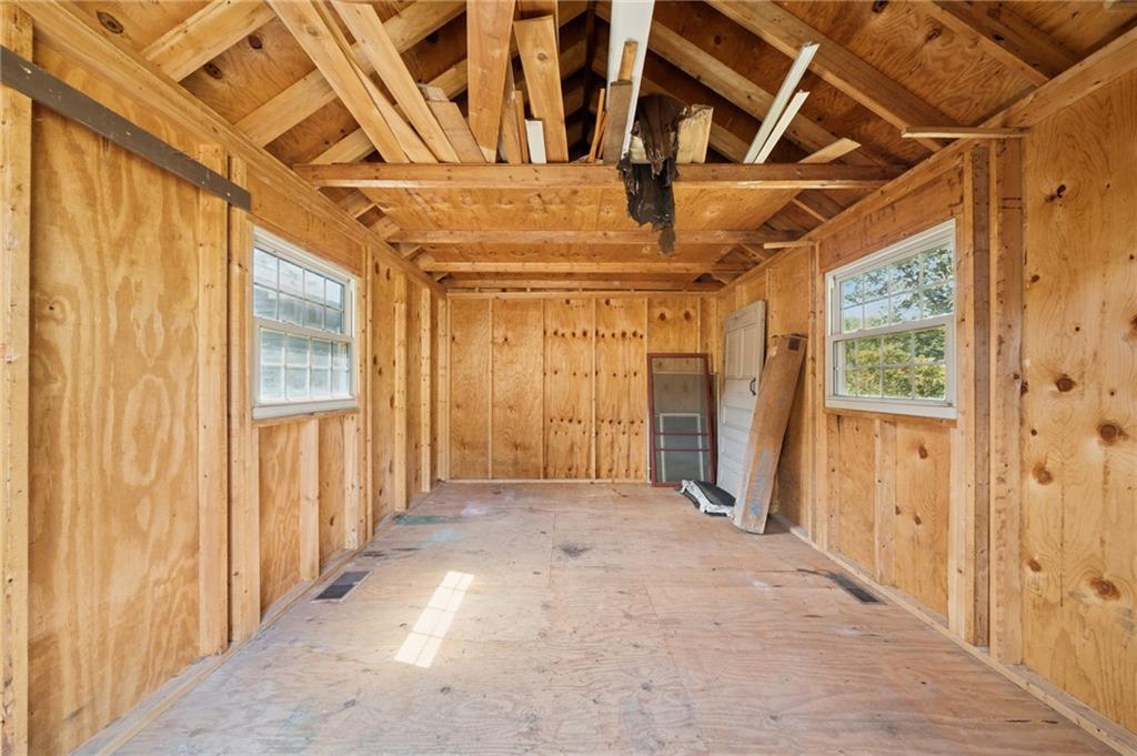 284 Eaton Run Road Jefferson, PA 15344 - Photo 40 of 41 a view of hallway with wooden walls