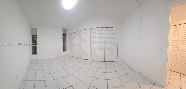 a view of an empty room