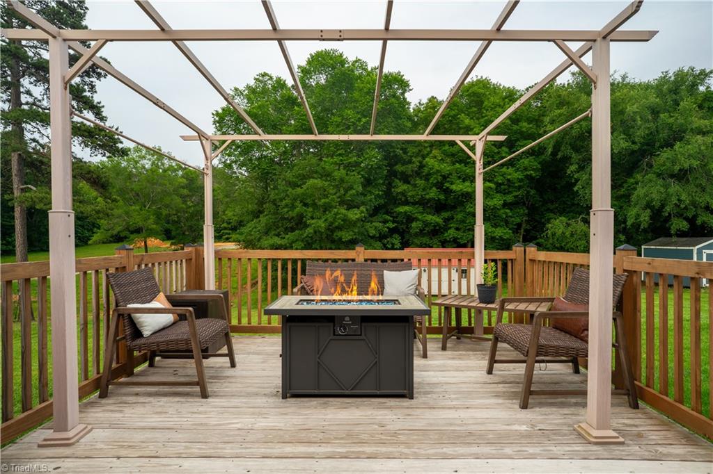 214 Fork Bixby Road Advance, NC 27006 - Photo 19 of 40 Back deck