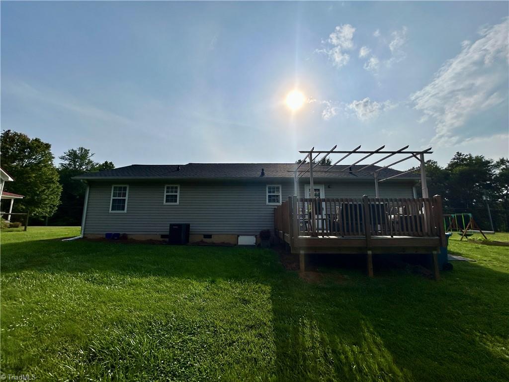 214 Fork Bixby Road Advance, NC 27006 - Photo 28 of 40 Rear of home