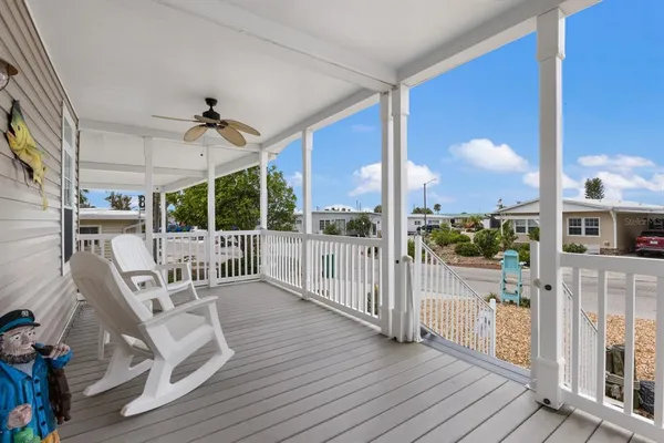 a view of a chairs in balcony