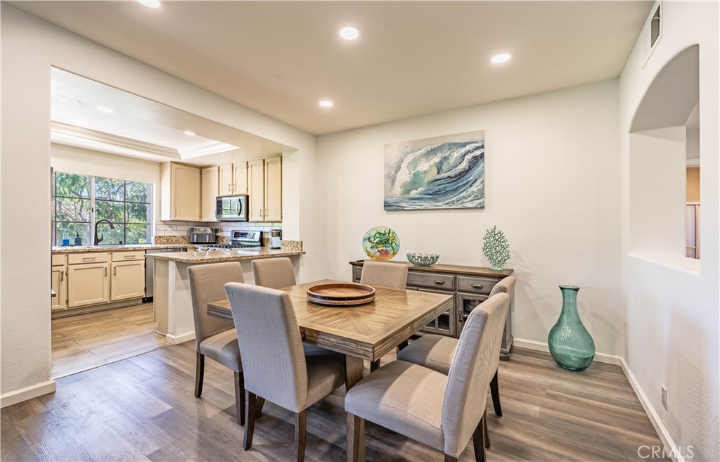 102 Vía Contento Rancho Santa Margarita, CA 92688 - Photo 1 of 40 a view of a dining room with furniture window and outside view