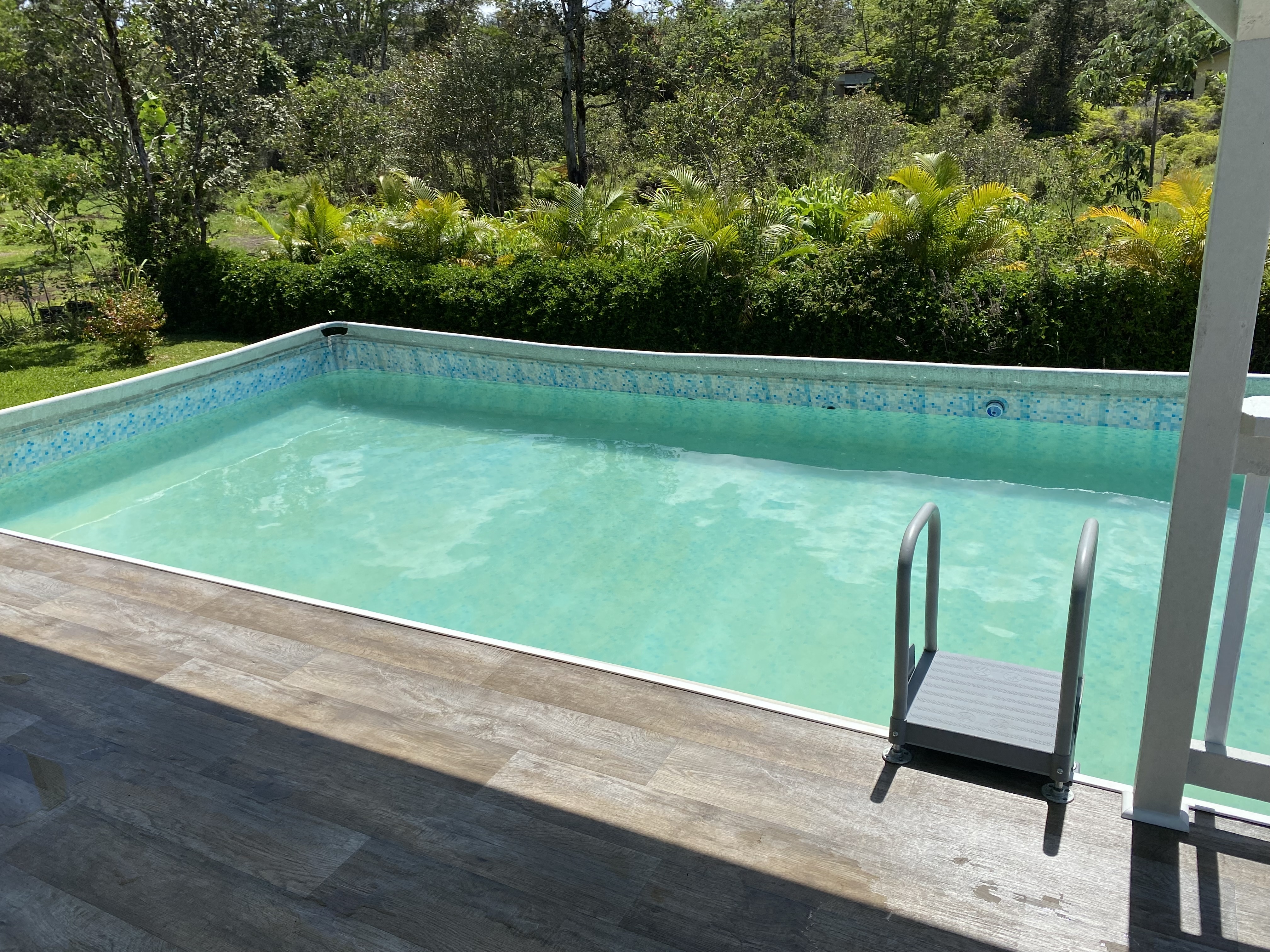16-1321 Moho Road Keaau, HI 96749 - Photo 13 of 19 a view of a garden with lawn chairs