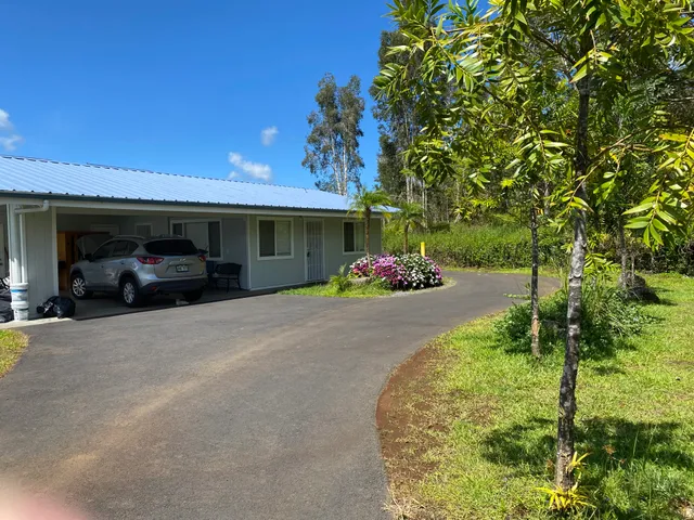 a view of a house with sitting area