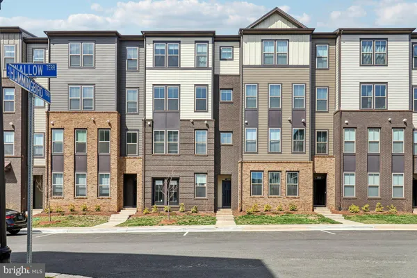 a front view of a building