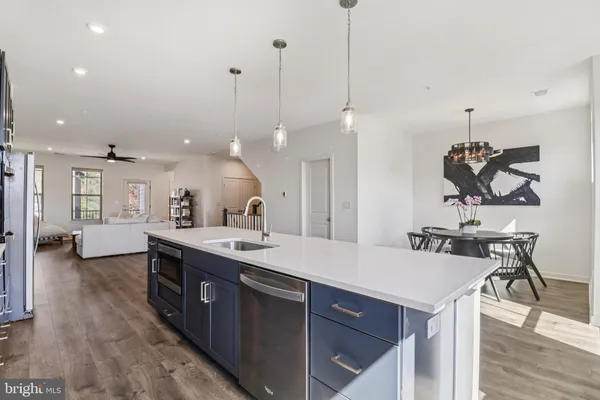 a view of a kitchen and a sink