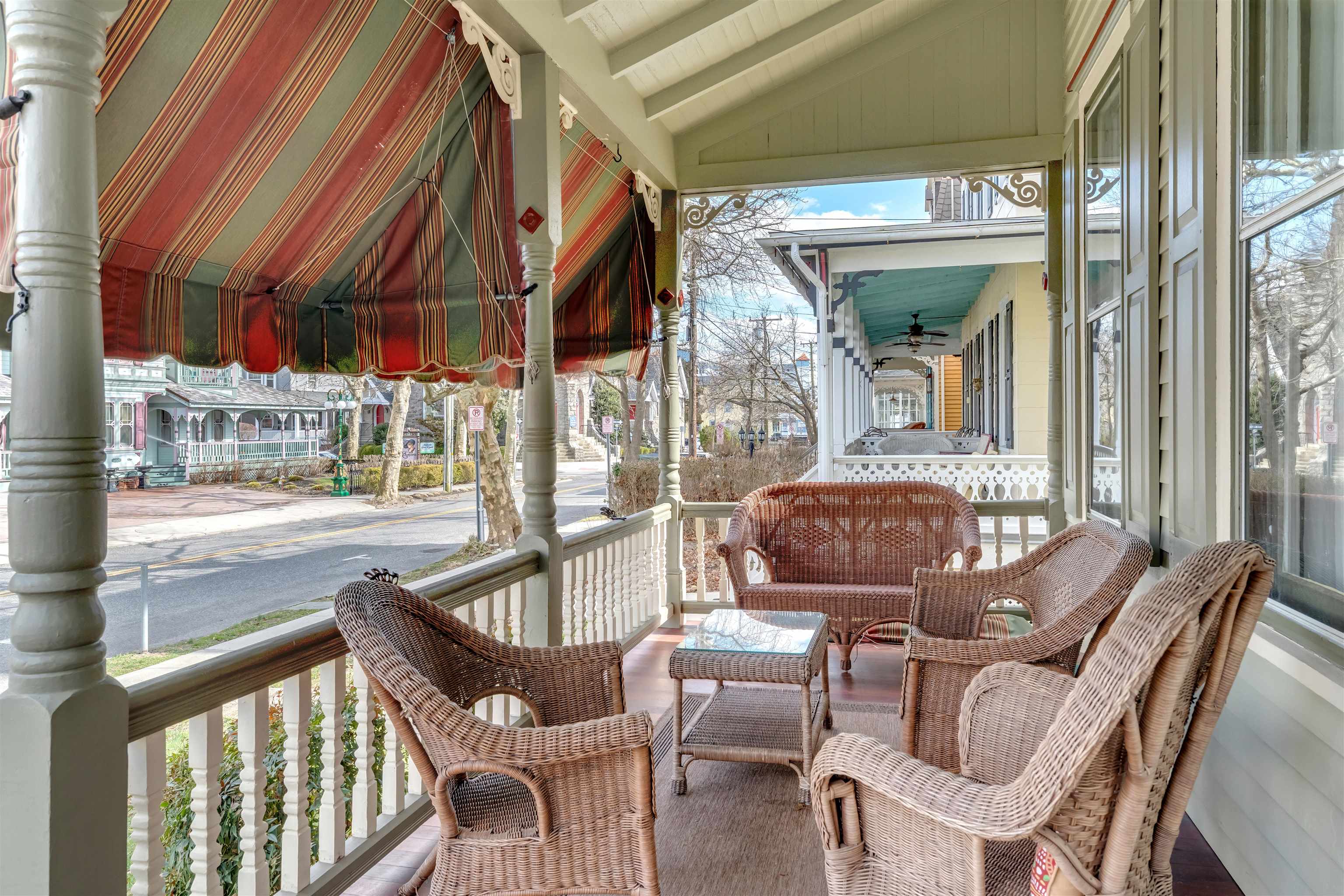 130 Decatur Street Cape May, NJ 08204 - Photo 43 of 50 a view of a chairs and table in the balcony