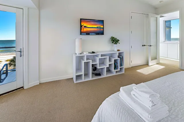 a view of an entryway with a front door