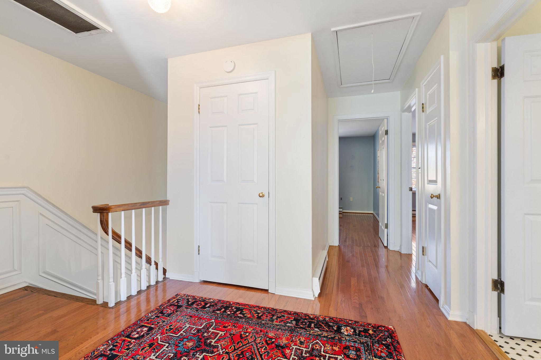 8007 Strauff Road, Unit 16 Towson, MD 21204 - Photo 20 of 49 a view of hallway with wooden floor