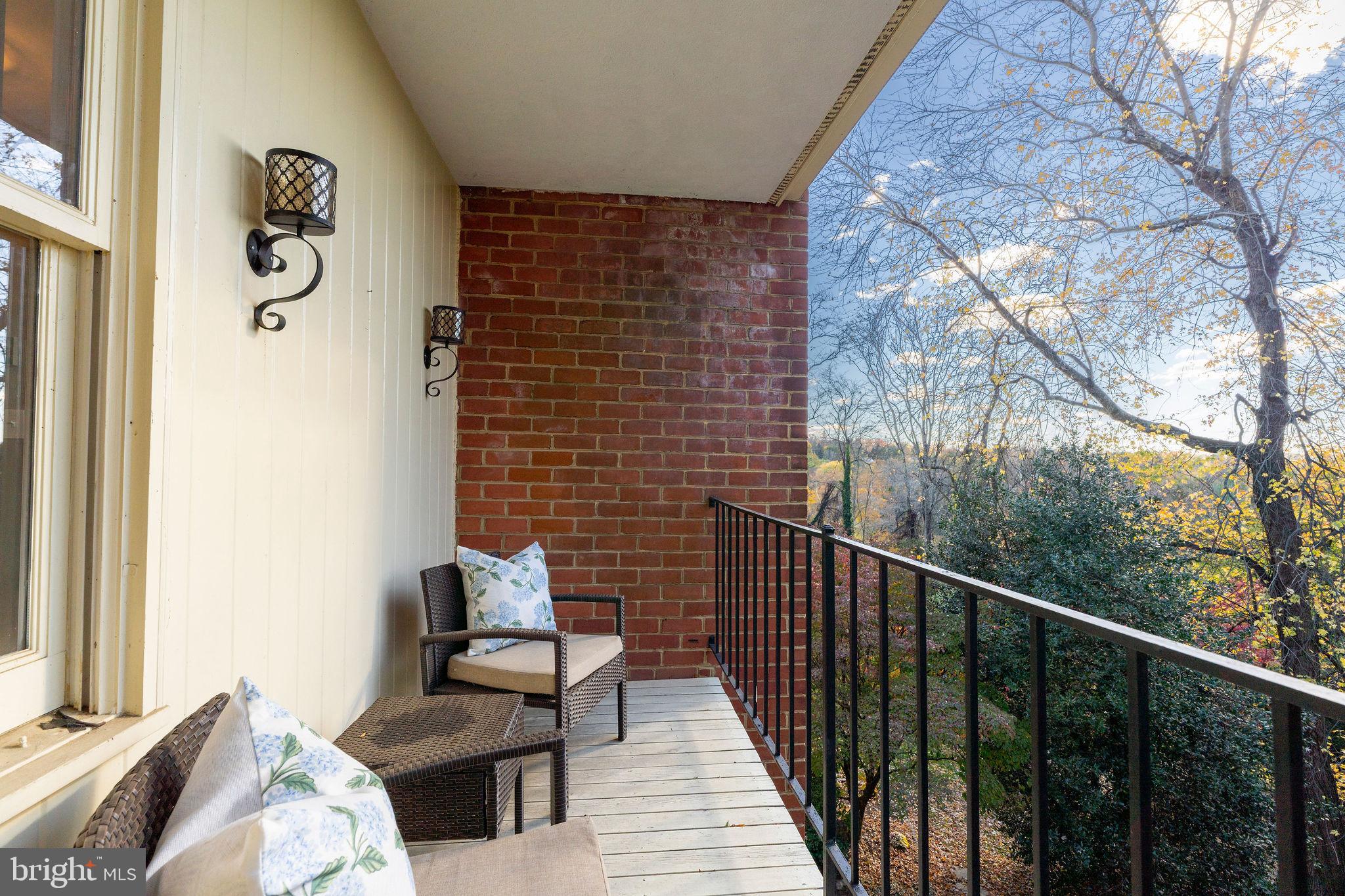 8007 Strauff Road, Unit 16 Towson, MD 21204 - Photo 27 of 49 a view of a balcony with chair
