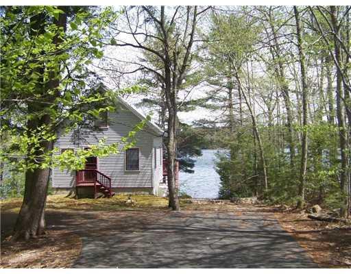 211 Trickey Pond Road Naples, ME 04055 - Photo 2 of 15 Exterior Back. Viewof the cottage...
