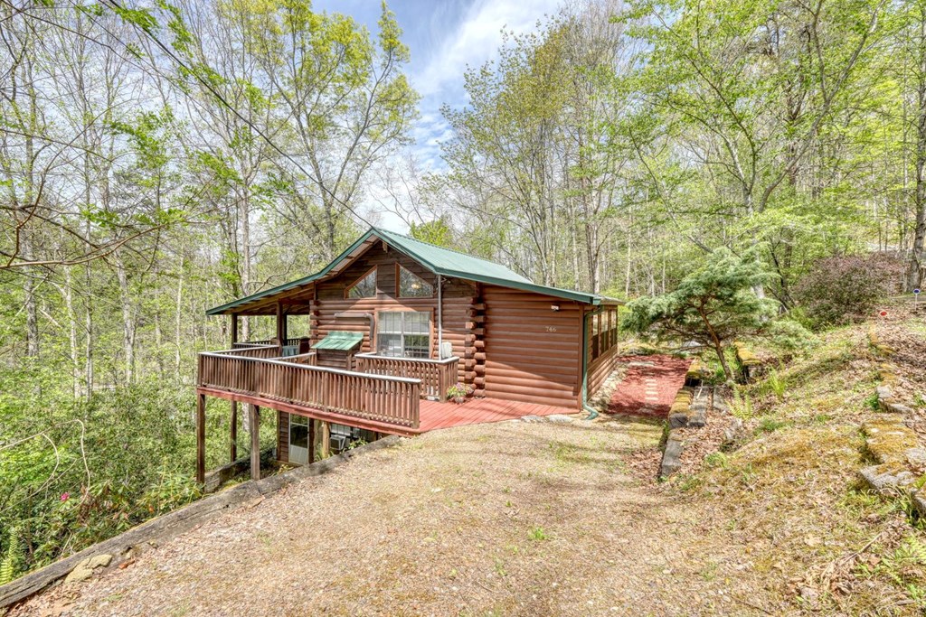746 High Ridge Road Murphy, NC 28906 - Photo 2 of 44 a view of a house with a yard and sitting area