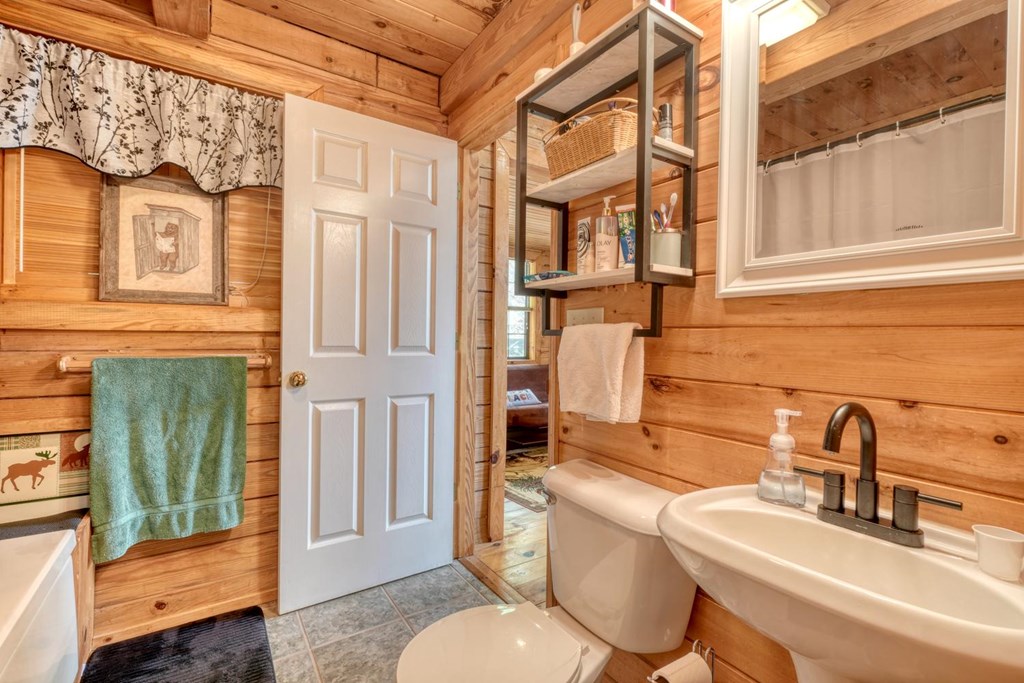 746 High Ridge Road Murphy, NC 28906 - Photo 29 of 44 a bathroom with a sink and toilet