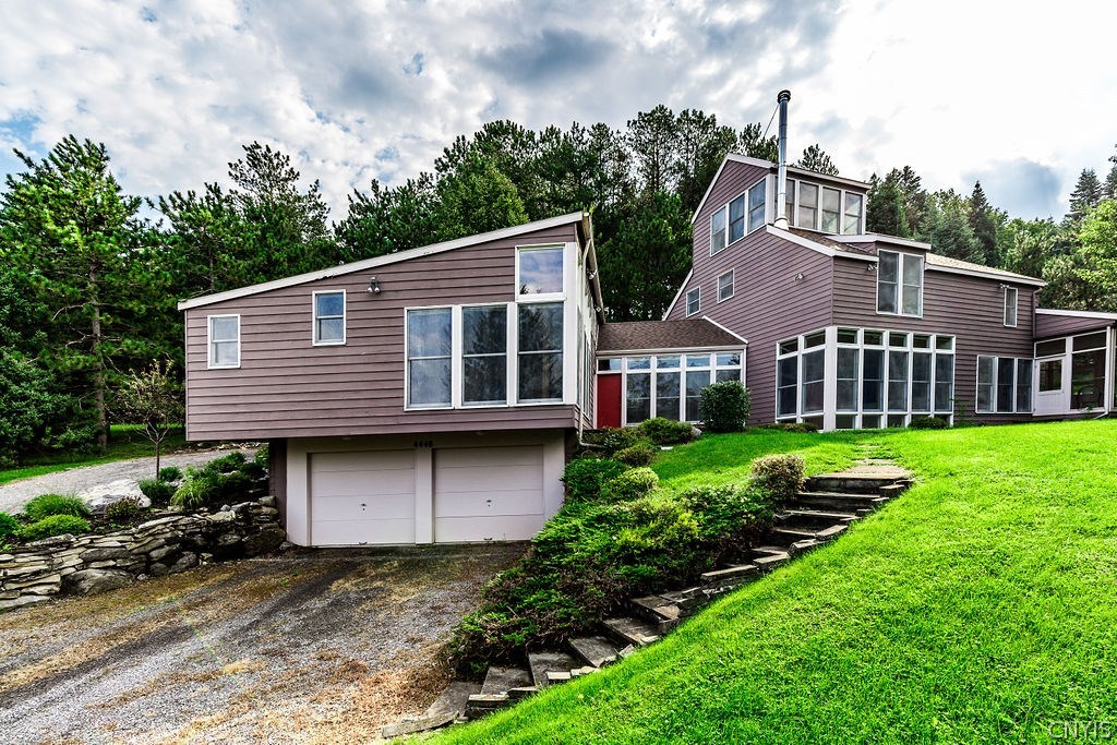 4448 Brickyard Falls Road Pompey, NY 13104 - Photo 1 of 1 Tired of the usual Colonial house? This is an amaz