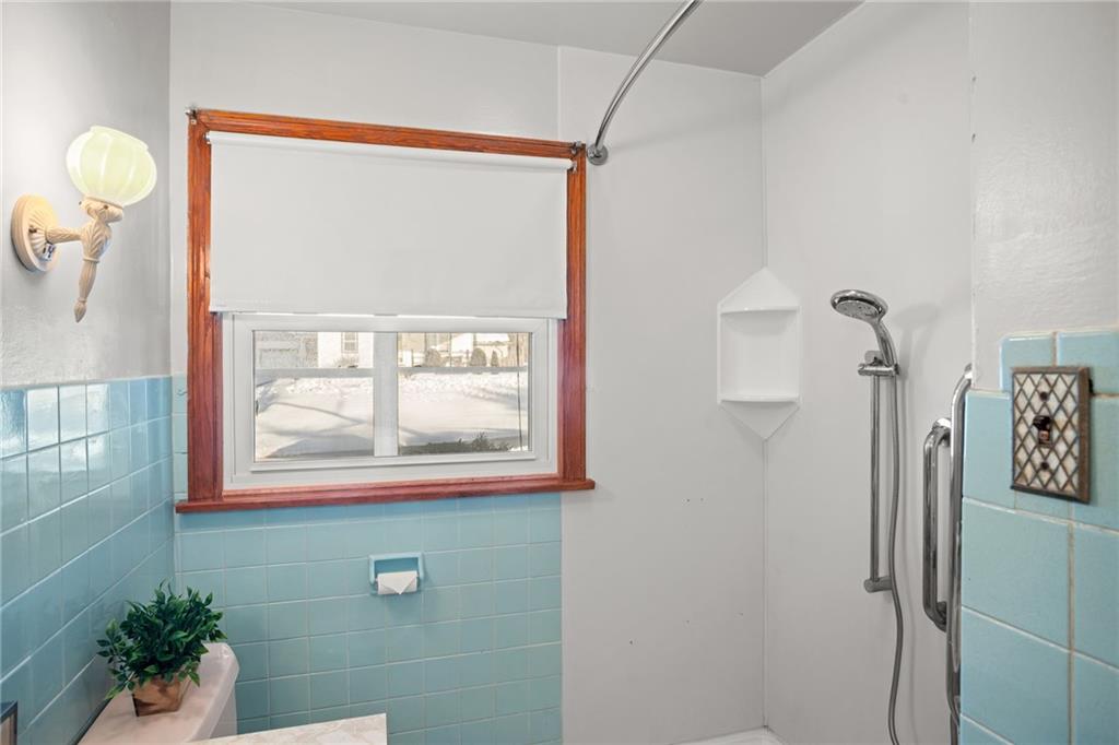 738 Addis Street New Castle, PA 16101 - Photo 23 of 50 a bathroom with a window and a potted plant