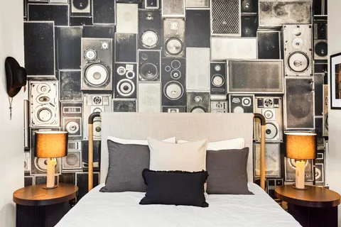 a view of a chairs and table in a patio