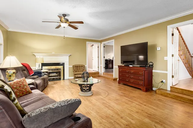 a kitchen with stainless steel appliances cabinets a sink and a counter top space