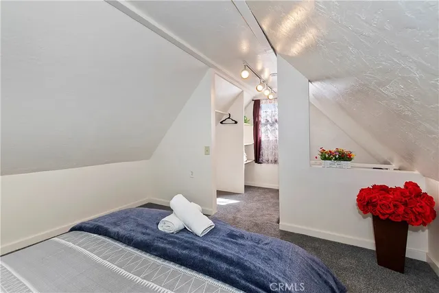 a view of entryway and workspace