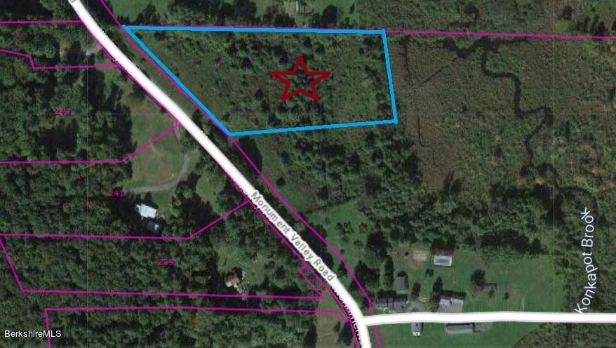 Monument Valley Road Great Barrington, MA 01230 - Photo 8 of 8 GB Tax Map Madden Camp Aerial