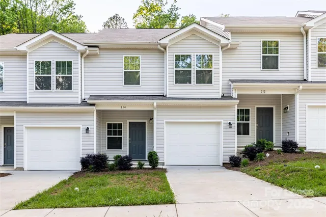front view of a house and a yard