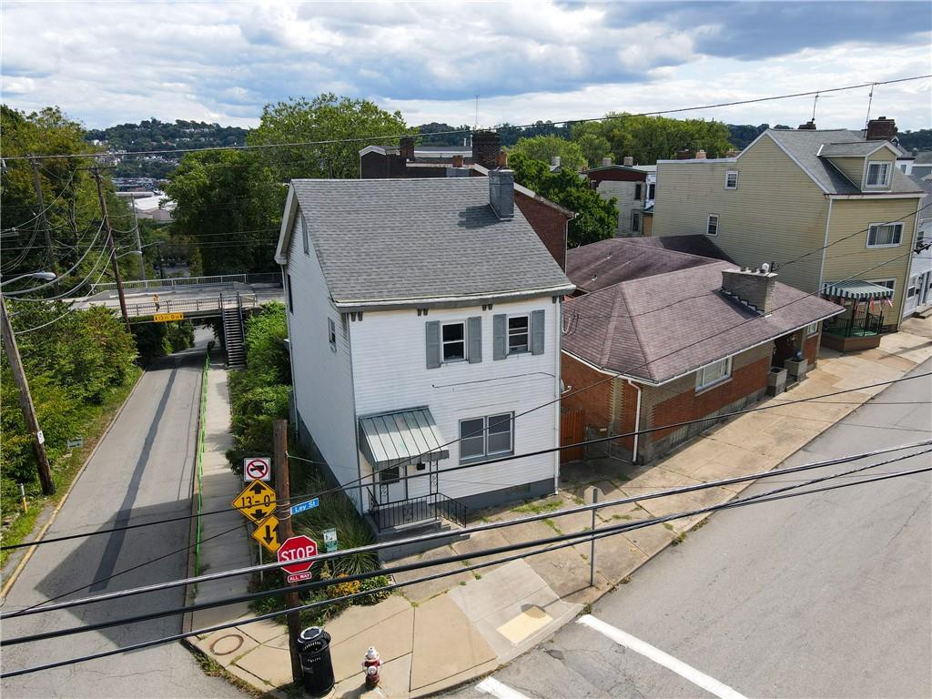 1845 Ley Street Pittsburgh, PA 15212 - Photo 36 of 41 a aerial view of a house with table and chairs