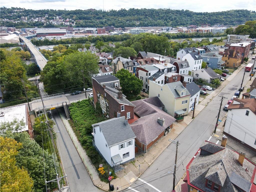 1845 Ley Street Pittsburgh, PA 15212 - Photo 38 of 41 an aerial view of a house with outdoor space and lake view