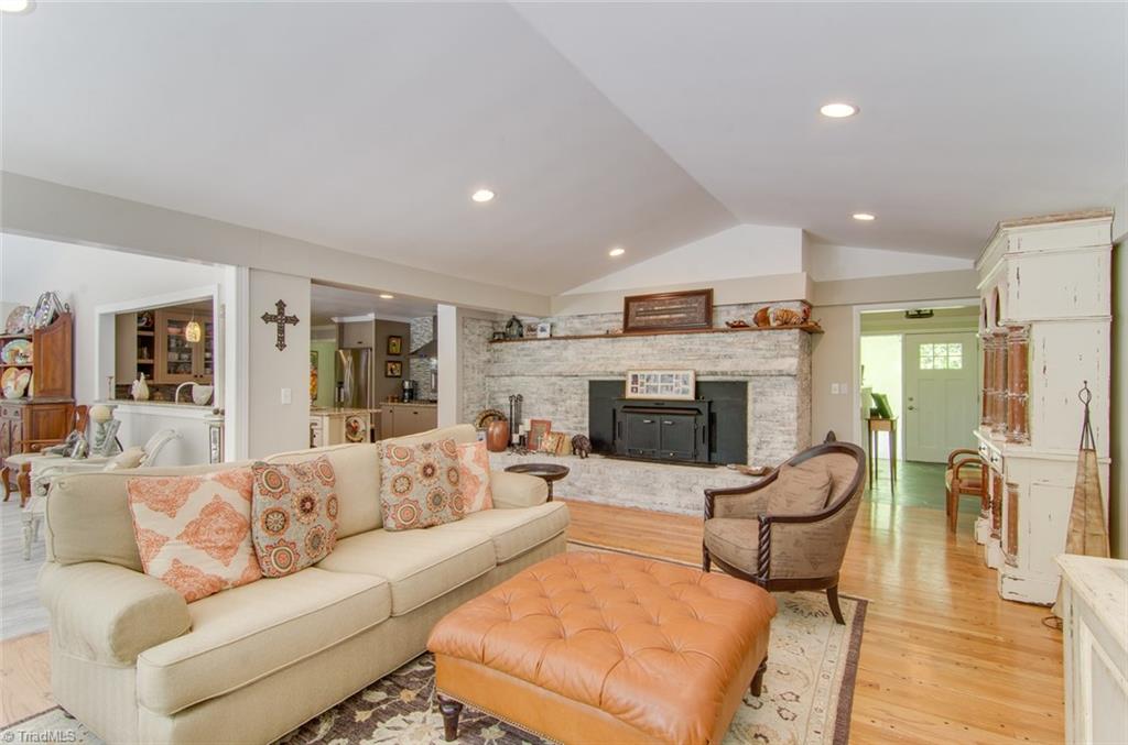 205 Shadow Valley Road High Point, NC 27262 - Photo 11 of 30 Great views of Kitchen, Family room and sunroom