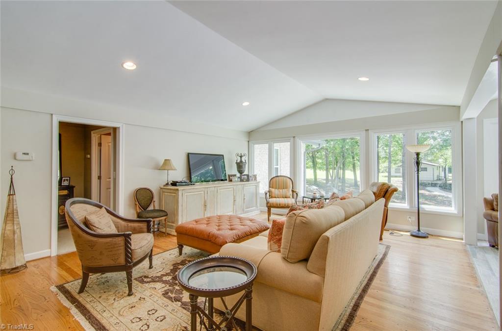 205 Shadow Valley Road High Point, NC 27262 - Photo 6 of 30 Gorgeous Hardwoods and soaring ceilings in the Family Room!