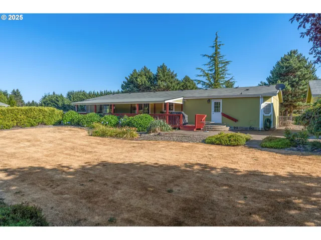 a view of swimming pool with a yard