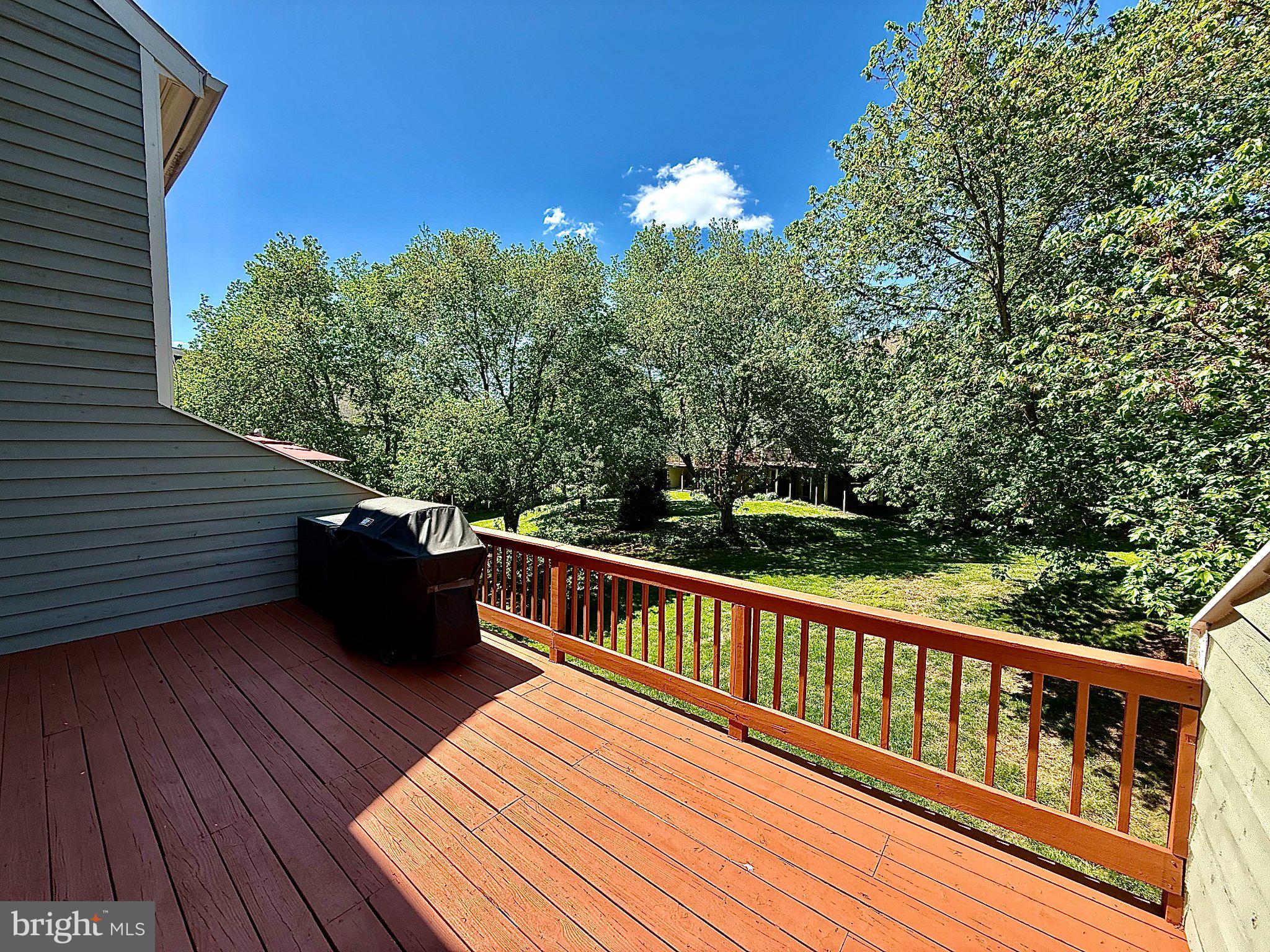 5081 Columbia Road, Unit 17 105 Columbia, MD 21044 - Photo 18 of 40 Sunny deck with lush green views.