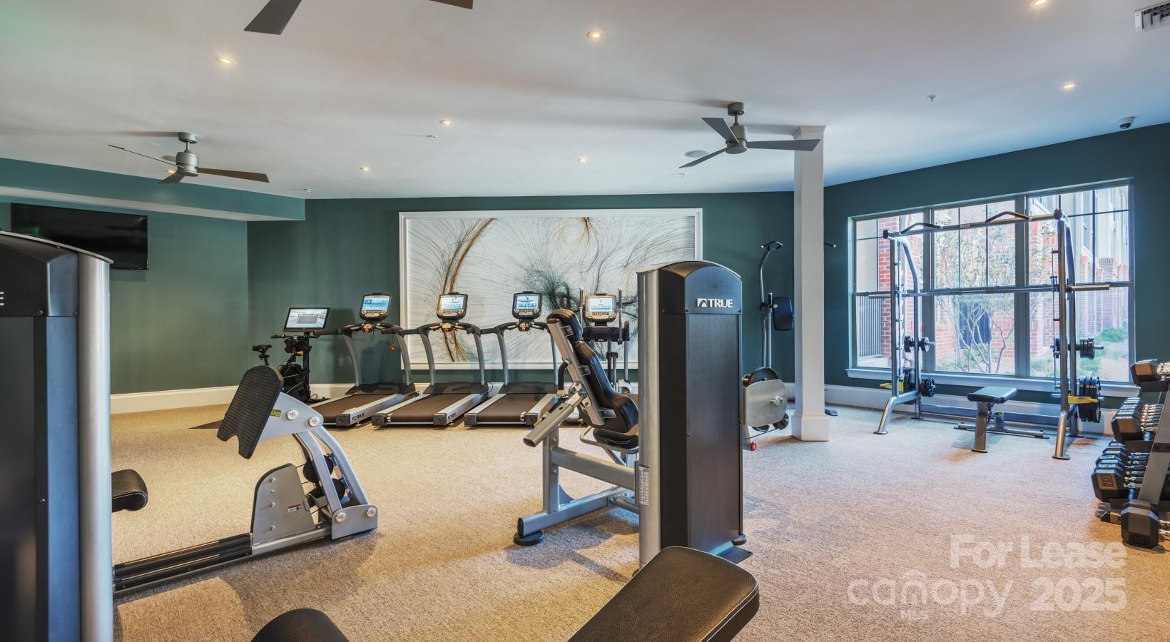 10624 Parrish Street, Unit B1 Matthews, NC 28105 - Photo 21 of 42 a view of a room with gym equipment