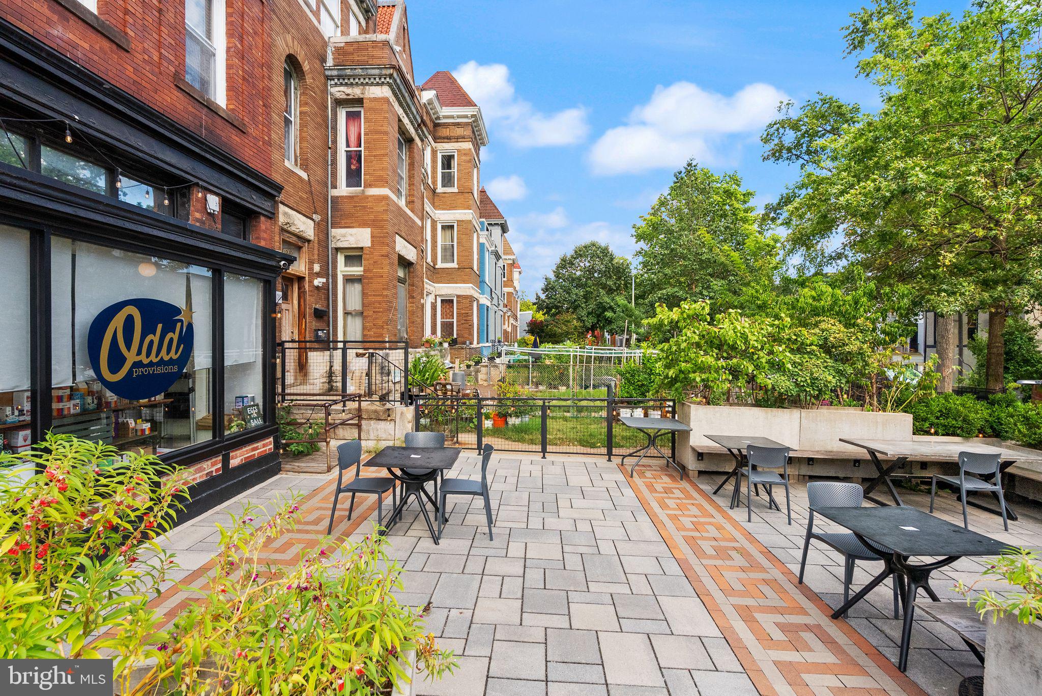1335 Harvard Street Northwest, Unit 1 Washington, DC 20009 - Photo 24 of 29 Charming outdoor cafe retreat.