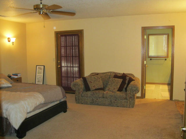 10786 Deschutes Road Palo Cedro, CA 96073 - Photo 12 of 24 a bedroom with a bed couch and window