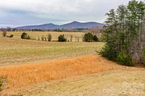 a view of an ocean and a mountain
