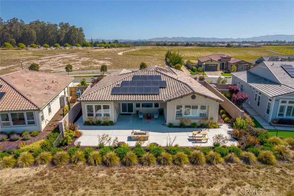 1622 Eucalyptus Road Nipomo, CA 93444 - Photo 61 of 73 an aerial view of residential houses with outdoor space and lake view