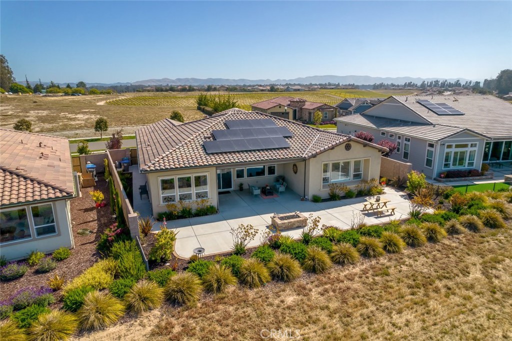1622 Eucalyptus Road Nipomo, CA 93444 - Photo 62 of 73 an aerial view of residential houses with outdoor space and ocean view