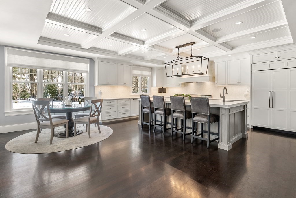 178 Lowell Road Wellesley, MA 02481 - Photo 3 of 38 a view of a dining room with furniture window and wooden floor