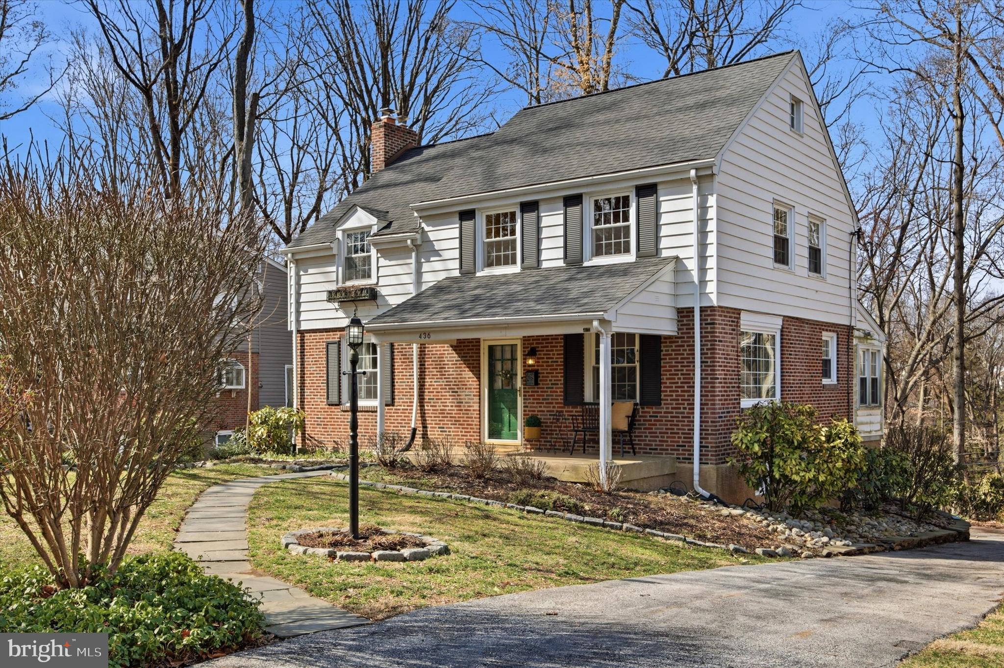 436 Kerr Lane Springfield, PA 19064 - Photo 2 of 52 a front view of a house with garden